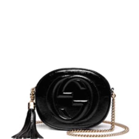 Gucci Soho Paten Leather Mini Chain Bag - Picture 1 of 7